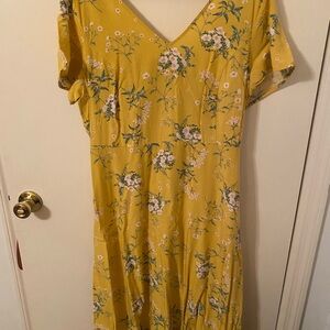 Floral Yellow Dress